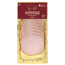 Карбонад копчено-вареный ЛЕНТА Российский, нарезка, 150г в магазинах Лента
