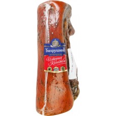Грудинка копчено-вареная БАХРУШИНЪ Графская, весовая в магазинах Лента