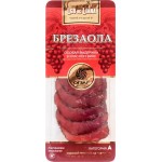 Брезаола сыровяленая ОГЗАР в красном вине, нарезка, 60г Брезаола сыровяленая ОГЗАР в красном вине, нарезка, 60г