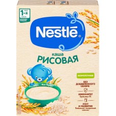 Каша рисовая NESTLE безмолочная гипоаллергенная, с 4 месяцев, 200г в магазинах Лента