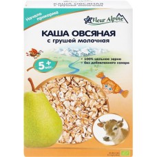 Каша овсяная FLEUR ALPINE молочная с грушей, с 5 месяцев, 200г в магазинах Лента