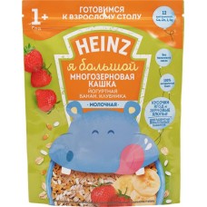 Каша многозерновая йогуртная HEINZ Любопышки, молочная с бананом и клубникой, с 12 месяцев, 200г в магазинах Лента Каша многозерновая йогуртная HEINZ Любопышки, молочная с бананом и клубникой, с 12 месяцев, 200г в магазинах Лента