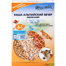 Каша мультизлаковая FLEUR ALPINE Альпийский вечер молочная, с 6 месяцев, 200г в магазинах Лента