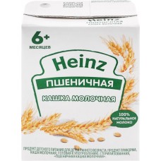 Кашка пшеничная HEINZ молочная, с 6 месяцев, 200мл в магазинах Лента