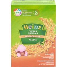 Каша овсяная HEINZ безмолочная низкоаллергенная, с 5 месяцев, 180г в магазинах Лента