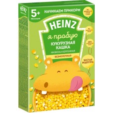 Каша кукурузная HEINZ безмолочная низкоаллергенная, с 5 месяцев, 180г в магазинах Лента