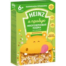 Каша многозерновая HEINZ безмолочная из 5 злаков, с 6 месяцев, 180г в магазинах Лента