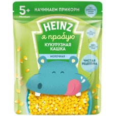 Каша кукурузная HEINZ Я пробую, молочная, с 4 месяцев, 180г в магазинах Лента