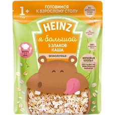 Каша мультизлаковая HEINZ Я большой 5 злаков, безмолочная, с 1 года, 200г в магазинах Лента