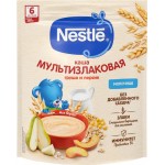 Каша мультизлаковая NESTLE молочная, с грушей и персиком, с 6 месяцев, 200г Каша мультизлаковая NESTLE молочная, с грушей и персиком, с 6 месяцев, 200г