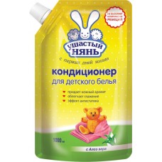 Кондиционер для детского белья УШАСТЫЙ НЯНЬ с алоэ вера, 1л в магазинах Лента