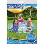 Бассейн надувной детский BESTWAY Океан 282л 152х30см круглый, бортик с 3-мя кольцами, Арт. 51004 Бассейн надувной детский BESTWAY Океан 282л 152х30см круглый, бортик с 3-мя кольцами, Арт. 51004