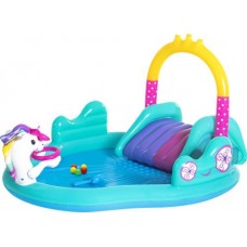 Игровой центр надувной BESTWAY Волшебный единорог 274х198х137см, Арт. 553097 в магазинах Лента