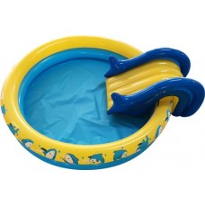 Бассейн надувной ACTIWELL Aqua 148х26см, с горкой, Арт. GB-032807 в магазинах Лента