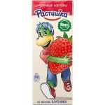 Коктейль молочный для детей РАСТИШКА Клубника 2%, без змж, 210г Коктейль молочный для детей РАСТИШКА Клубника 2%, без змж, 210г