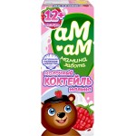 Коктейль молочный АМ-АМ МАМИНА ЗАБОТА с малиной 2,5%, без змж, 205г Коктейль молочный АМ-АМ МАМИНА ЗАБОТА с малиной 2,5%, без змж, 205г