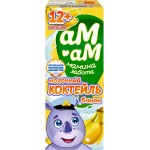Коктейль молочный АМ-АМ МАМИНА ЗАБОТА с бананом 2,5%, без змж, 205г Коктейль молочный АМ-АМ МАМИНА ЗАБОТА с бананом 2,5%, без змж, 205г