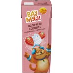 Коктейль молочный ультрапастеризованный ВАУ МЯУ! со вкусом клубника со сливками 3,2%, без змж, 200г Коктейль молочный ультрапастеризованный ВАУ МЯУ! со вкусом клубника со сливками 3,2%, без змж, 200г