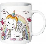 Кружка HOMECLUB Единорог, фарфор, 220мл