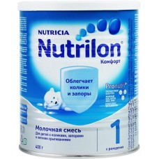 Смесь молочная NUTRILON Комфорт 1, с 0 месяцев, 400г в магазинах Лента