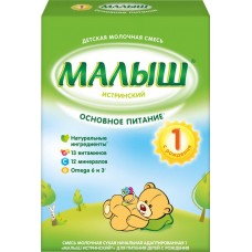 Смесь молочная МАЛЫШ ИСТРИНСКИЙ 1, с 0 месяцев, 350г в магазинах Лента