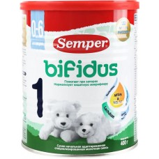 Смесь молочная SEMPER Bifidus 1, с 0 месяцев, 400г в магазинах Лента