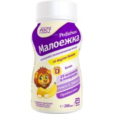 Продукт пищевой для диетического лечебного питания детей PEDIASURE Малоежка со вкусом банана, с 1 года, 200мл в магазинах Лента