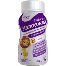 Продукт пищевой для диетического лечебного питания детей PEDIASURE Малоежка натуральный вкус, с 1 года, 200мл в магазинах Лента