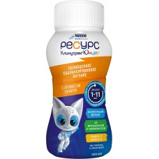 Смесь RESOURCE CLINUTREN Junior с ароматом ванили, с 1 года до 11 лет, 200мл в магазинах Лента