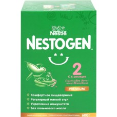 Смесь молочная NESTOGEN 2, с 6 месяцев, 600г в магазинах Лента