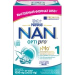 Смесь молочная NAN 1 OptiPro, с 0 месяцев, 2х525г Смесь молочная NAN 1 OptiPro, с 0 месяцев, 2х525г