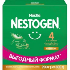 Молочко NESTOGEN 4, с 18 месяцев, 900г в магазинах Лента