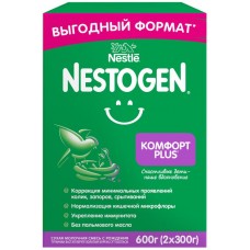 Смесь молочная NESTOGEN 1 Комфорт Plus, с 0 месяцев, 600г в магазинах Лента