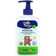 Шампунь для волос детский LITTLE TIMES Premium с пантенолом и молочными протеинами, 0+, 300мл в магазинах Лента