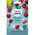 Фруктовые кусочки ФРУТОНЯНЯ Яблоко и вишня, с 12 месяцев, 15г Фруктовые кусочки ФРУТОНЯНЯ Яблоко и вишня, с 12 месяцев, 15г