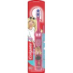 Зубная щетка электрическая детская COLGATE Barbie/Spiderman на батарейках, ультрамягкая, 2–5 лет