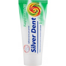 Паста зубная детская SILVER DENT Карамелька, 75г в магазинах Лента