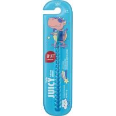 Зубная щетка детская SPLAT Juicy Lab UniMagic/Магия единорога с ионами серебра, с 6 лет в магазинах Лента