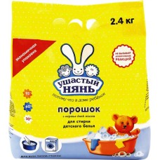 Стиральный порошок для детского белья УШАСТЫЙ НЯНЬ, 2,4кг в магазинах Лента