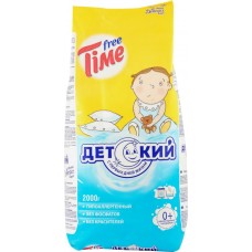 Стиральный порошок детский FREE TIME, 2кг в магазинах Лента