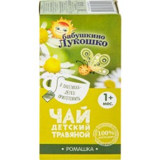 Чай травяной БАБУШКИНО ЛУКОШКО Ромашка, с 1 месяца, 20г в магазинах Лента