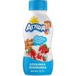 Йогурт питьевой АГУША Я сам Клубника, земляника 2,7%, с 3 лет, без змж, 180г