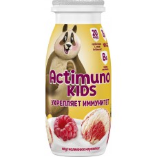Продукт кисломолочный ACTIMUNO Kids Малиновое мороженое 1,5%, без змж, 95г в магазинах Лента