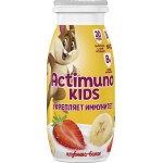 Продукт кисломолочный ACTIMUNO Kids Клубника, банан 1,5%, без змж, 95г