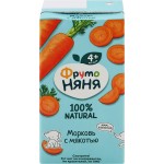 Нектар ФРУТОНЯНЯ Морковь с мякотью, с 4 месяцев, 200мл