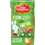 Сок САДЫ ПРИДОНЬЯ Зеленое яблоко, с 4 месяцев, 125мл