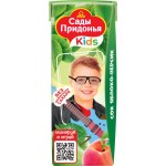 Сок САДЫ ПРИДОНЬЯ Яблоко, персик с мякотью, с 5 месяцев, 200мл