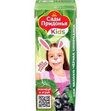 Сок САДЫ ПРИДОНЬЯ Яблоко, черная смородина, с 5 месяцев, 200мл в магазинах Лента