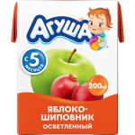 Сок АГУША Яблоко-шиповник, с 5 месяцев, 200мл