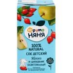 Сок ФРУТОНЯНЯ Яблоко-шиповник осветленный, с 3 лет, 500мл